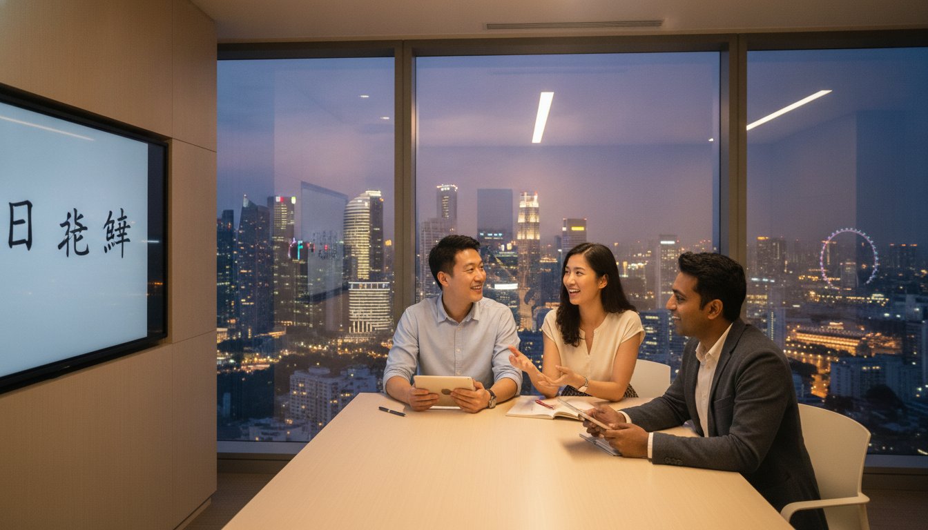 Evening Japanese Lessons Near Raffles Place: The 2026 Professional’s Guide